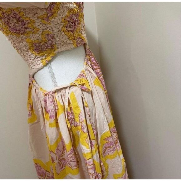 Free People Kalina Printed Midi Dress Size S - Picture 6 of 8